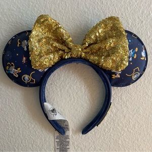 Walt Disney World 50th Anniversary Loungefly Minnie Ear Headband